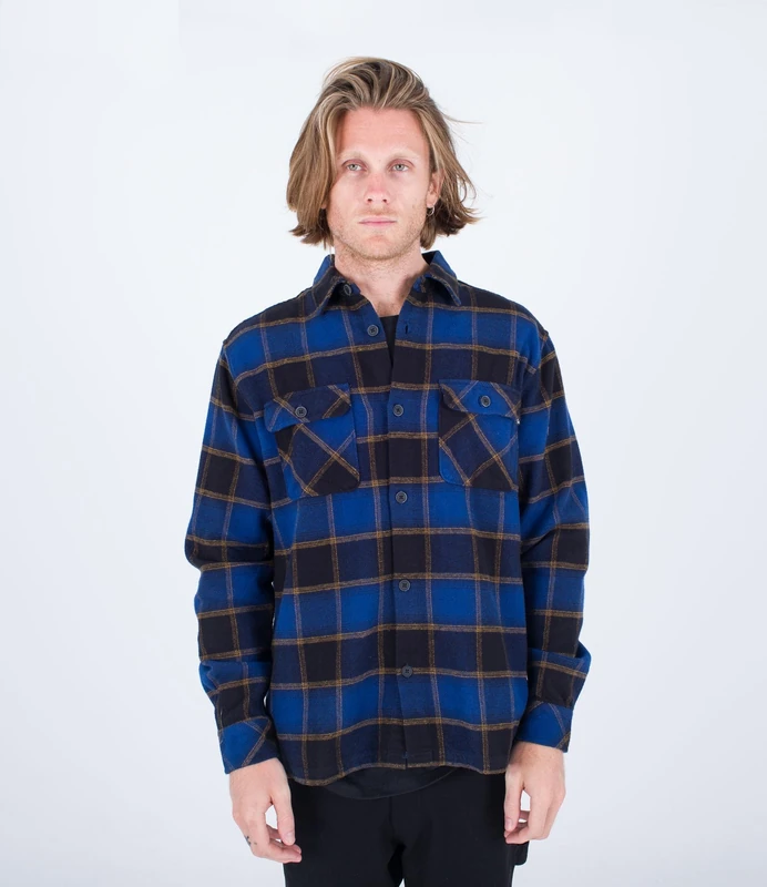 Long sleeve shirt men - Santa Cruz Shorline Flannel