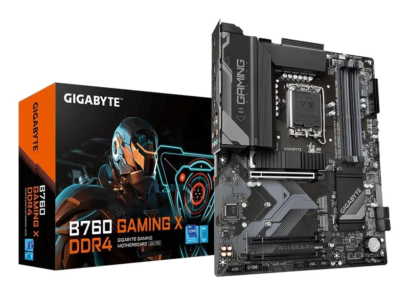 Gigabyte B760 GAMING X DDR4 Motherboard - Supports Intel Core 13th & 14th Gen CPUs, up to 5333MHz DDR4 (OC), 3xPCIe 4.0 M.2, 2.5GbE LAN, USB 3.2 Gen 2