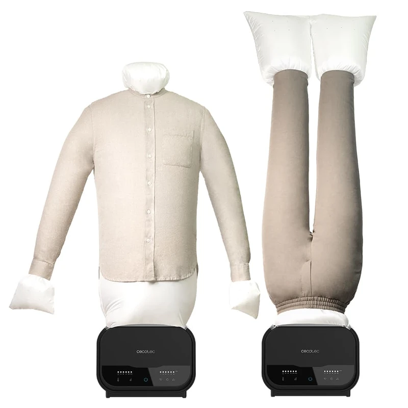 Cecotec IronHero 1200 Mannequin Dry Ironing and Drying Mannequin 1200 W, Eliminates Wrinkles and Deodorizes, Shirt and Trousers, Autonomy 180 min, Touch Control, Timer, Adjustable Temperature - Image 1