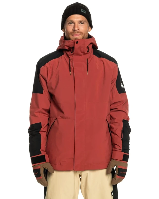 Quiksilver Mens Radicalo Jk Shell Jacket, Marsala, M EU