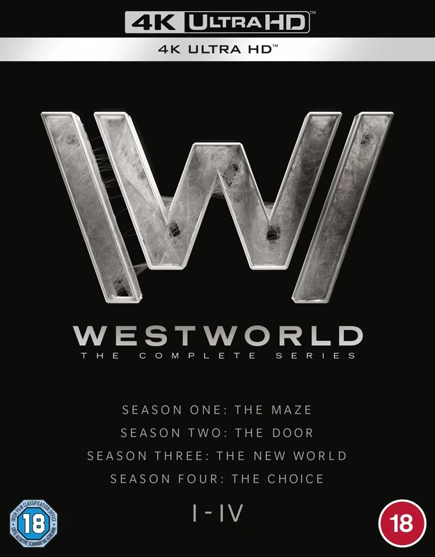 Westworld: The Complete Series [4K Ultra HD] [2022] [Region Free] [Blu-ray] [2023]