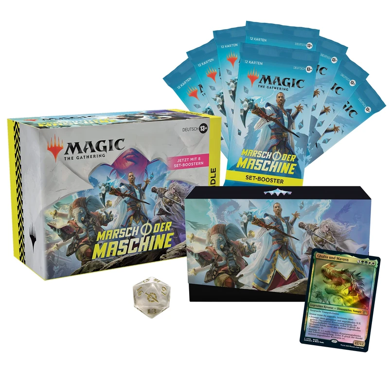 Magic: The Gathering March of the Machine Bundle, 8 Set Boosters and Accessories (German Version) - Image 1