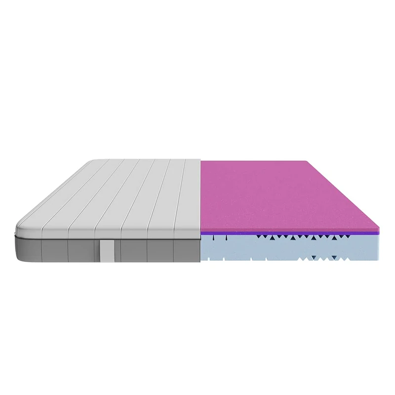 Cecotec Flow Two memory foam mattress 180 x 200 cm. 3 layers, height 21 cm, high firmness, HRC+ profiled foam core, MorphoAdapt, SoftFresh & EasyClean