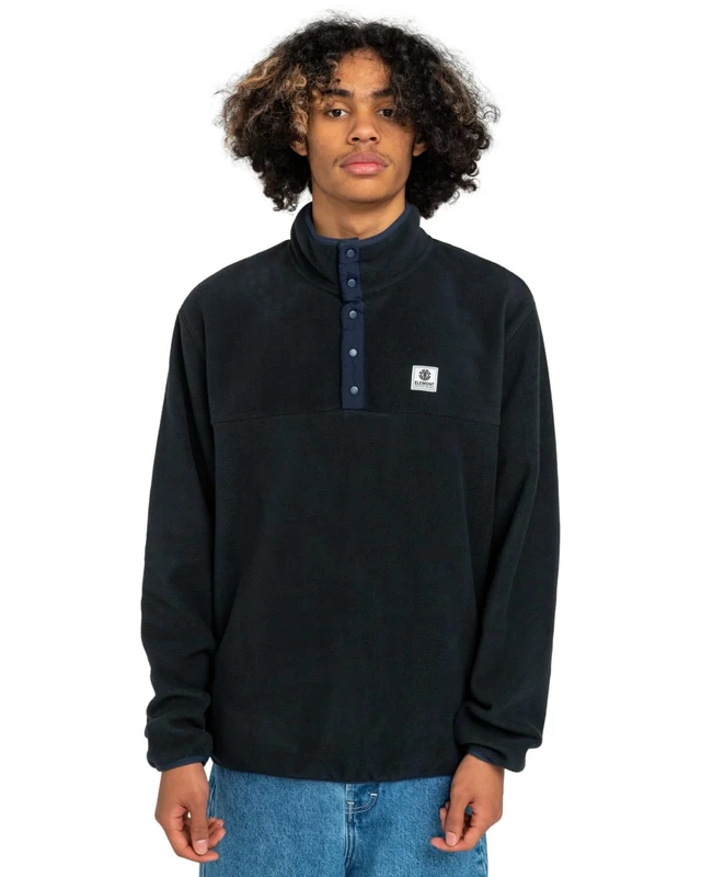 Element Abenaki - Snap Fleece - Men - Black.