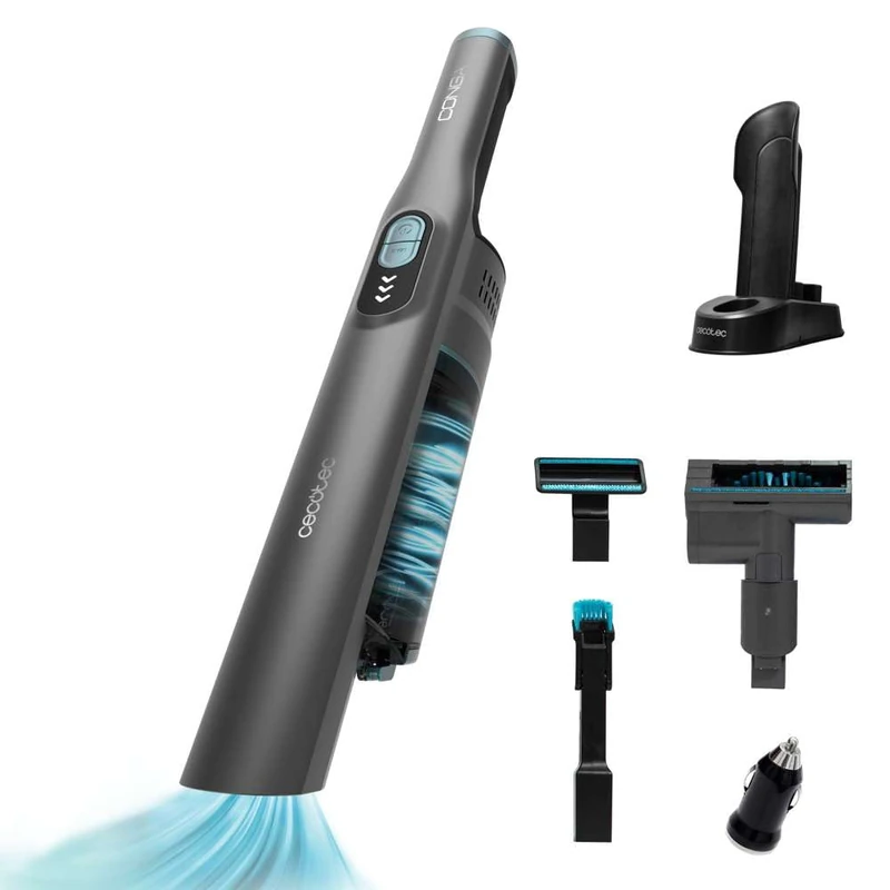 Cecotec Conga Rockstar Micro+ Clean&Car 04895, Cordless Handheld Vacuum Cleaner for Car, Black