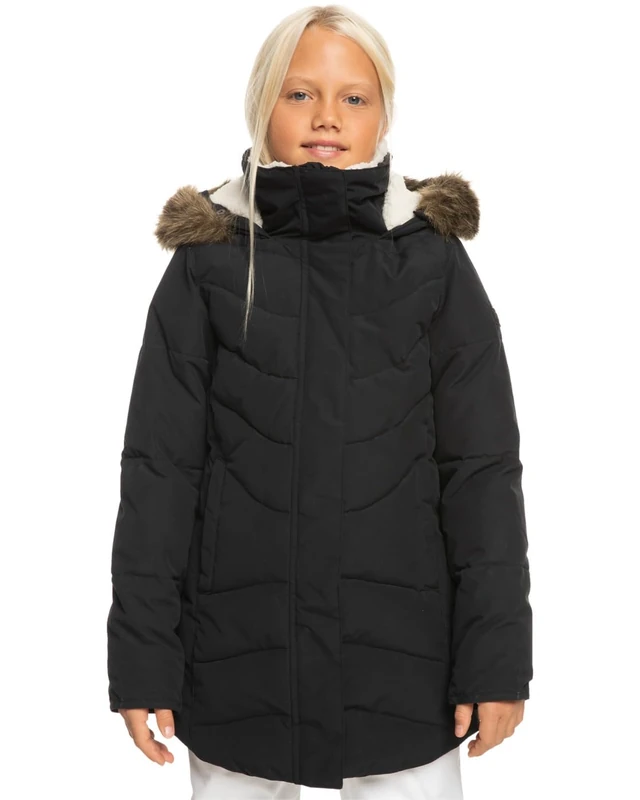Roxy Elsie - Longline Winter Jacket for Girls 8-16