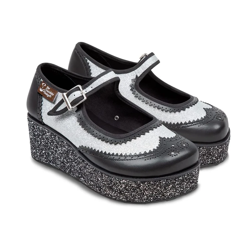 Hot Chocolate Design Chocolaticas Havana Glitter Mary Janes
