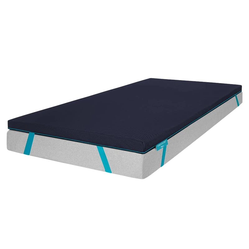 Cecotec Topserenity Flow Mattress Topper, 90 x 200 cm, 100% Viscoelastic Core, Anti-Slip, Medium Firm, Height 5 cm, Easyclean Cover, Vacuum Packed - Image 1