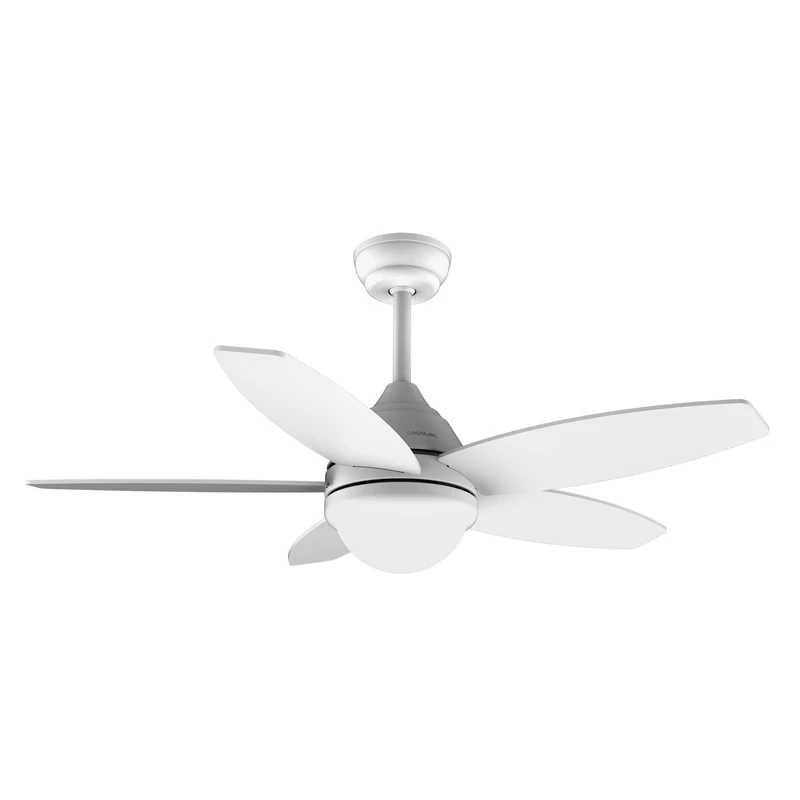 Cecotec EnergySilence Aero 4200 LightWood Ceiling Fan with Light. 53W, Diameter 42”, 15W LED Light in 3 Tones, Remote Control, Selectable Timer, 3 Speeds and 5 Blades