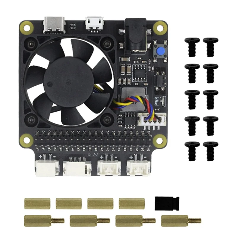 Nicfaky X735 V3.0 Expansion Board for Raspberry Pi 4B - 2.5" SSD NAS
