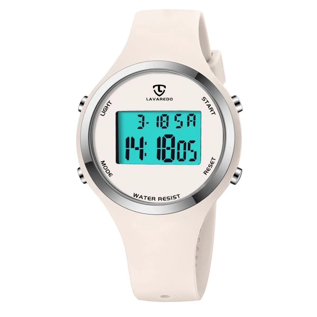 Watches for Women, Ladies Watches Outdoor Sport with Alarm/Calendar/Back Light/Stopwatch/Chronograph, Digital Watch Gifts for Teen Girls/Women