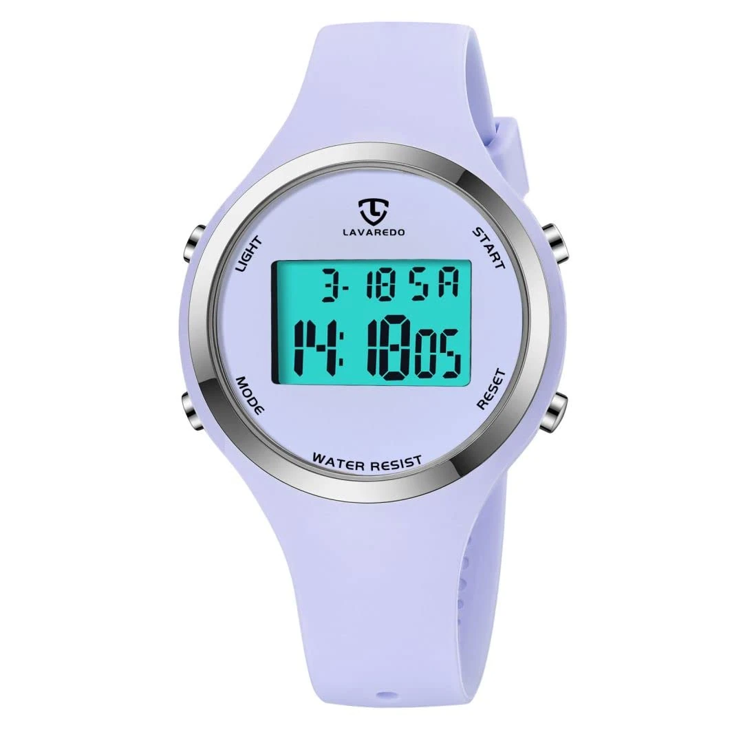 Watches for Women, Ladies Watches Outdoor Sport with Alarm/Calendar/Back Light/Stopwatch/Chronograph, Digital Watch Gifts for Teen Girls/Women