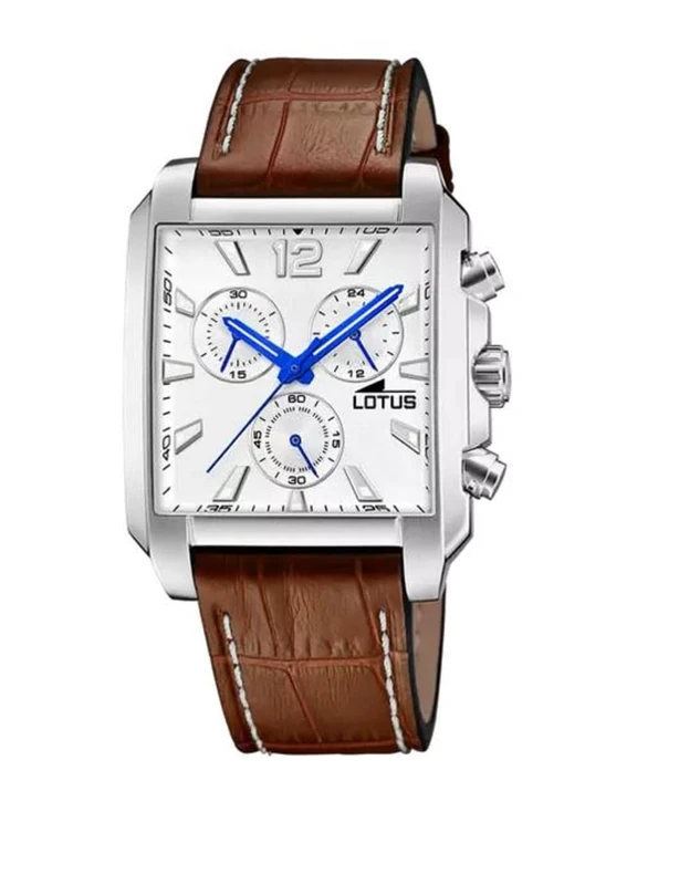 Lotus 18851/1 Men's Watch - 38mm Silver/Blue/Brown