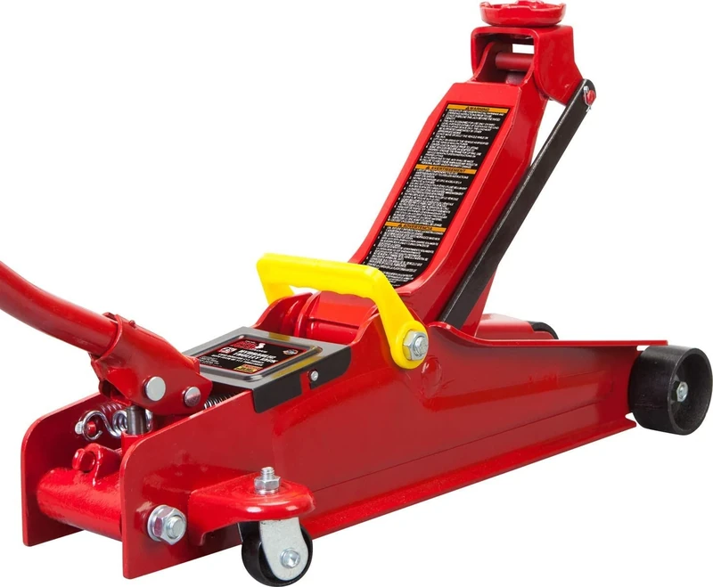 BIG RED 2.5 Ton (5000 lb) Torin Low Profile Hydraulic Trolley Jack, Red, AT825051R