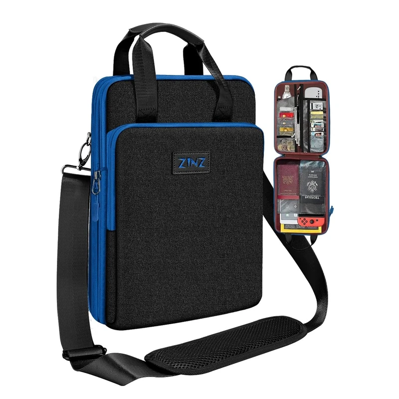 ZINZ Slim & Expandable Case 12.9 13 inch Travel Laptop Shoulder Bag for MacBook Air 13" M3/M2/M1, MacBook Pro 13" M2/M1, iPad Pro 12.9"/13"/11", iPad Air 13",B02K03