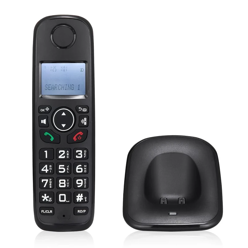 WZSON Handset Cordless Phone, Cordless Home Telephone, Hand-Held Digital Cordless Telephone for Business, Office and Family - Image 1