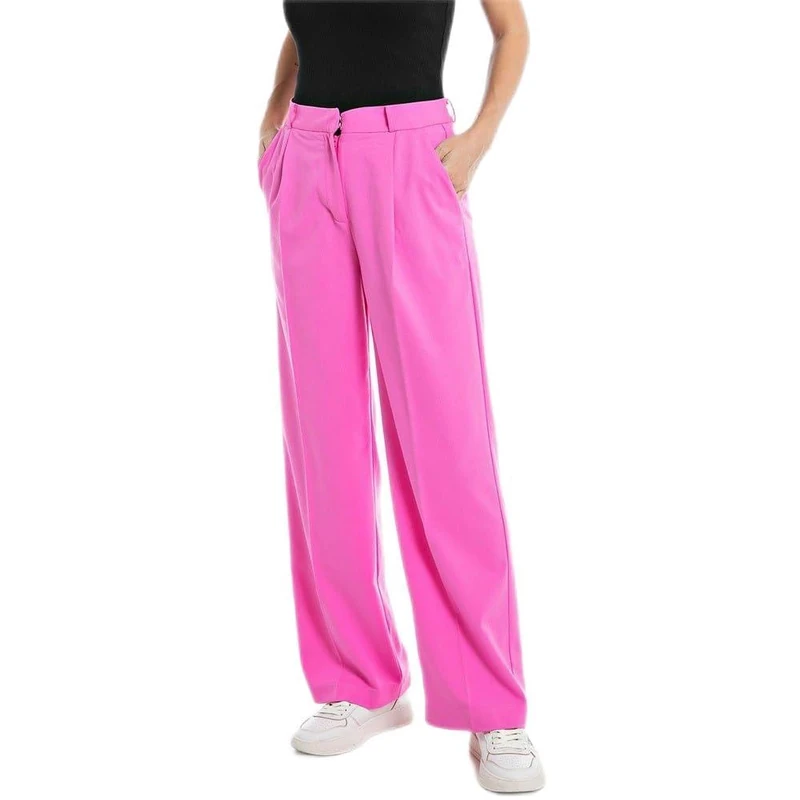 Replay Women's Business Trousers Classic, Fuxia 069 (Violet), 24W - Image 1