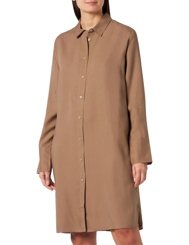 REPLAY Adult W9071 Tencel Canvas Dress, Tobacco 428, M