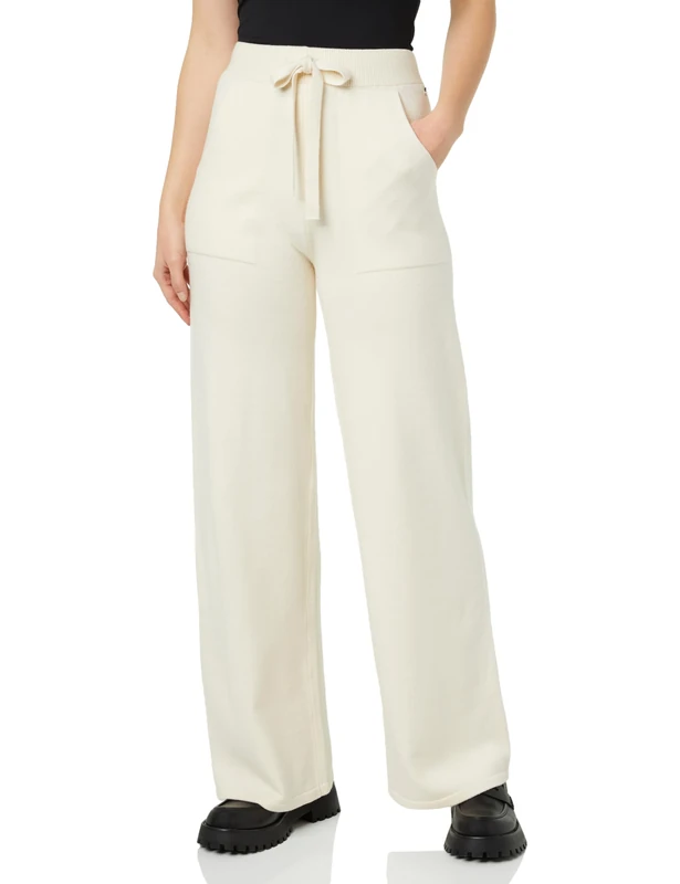 REPLAY Women's Jogging Pants Long, Butter 002 (Ivory), XS