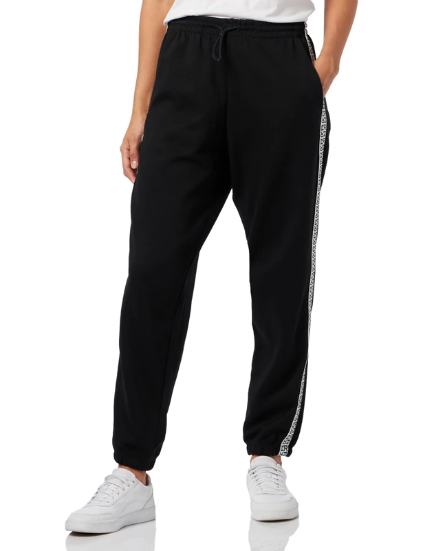 REPLAY Women's Jogging Pants with Drawstring, Black 098 (Black), XL