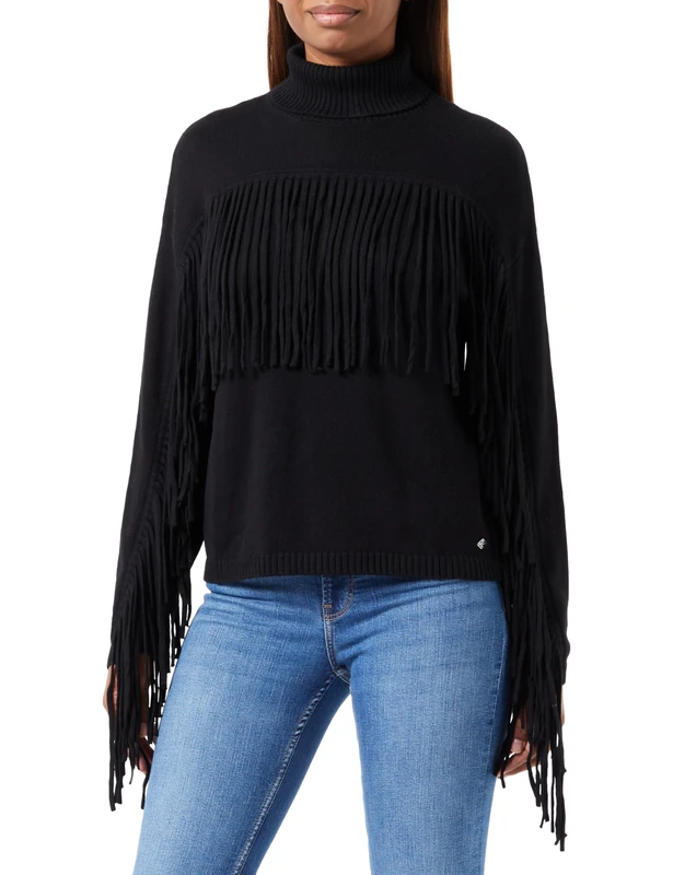 REPLAY Women's DK3557.000.G23138B Sweater, Black 098, S