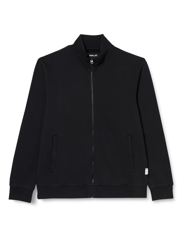 REPLAY Men's M6703 Sweatshirt, Black 098, XXL