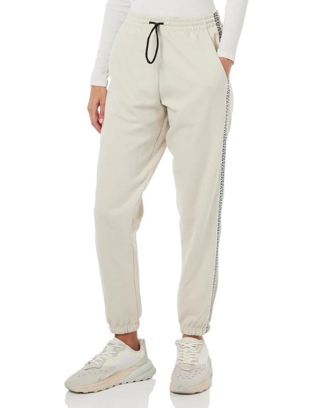 REPLAY Women's Jogging Pants with Drawstring, Sandshell 756 (Beige), L