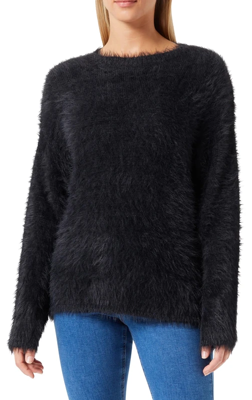 REPLAY Women's DK3572.000.G23526 Sweater, Black 098, S