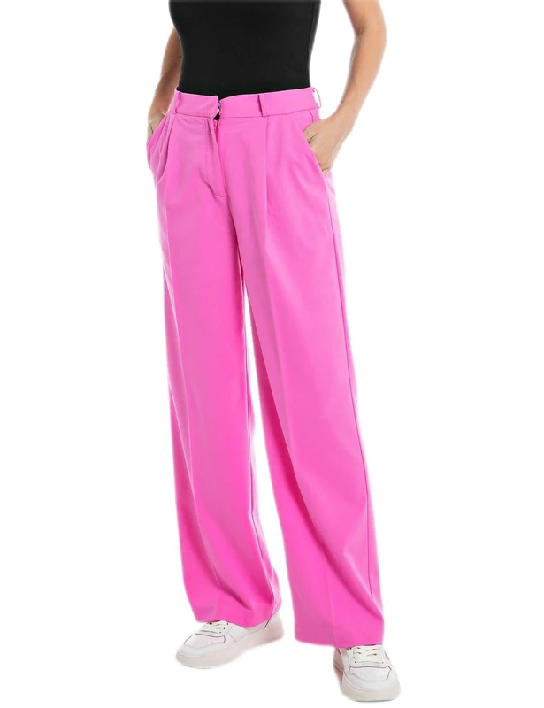 Replay women's business trousers classic, purple (Fuxia 069), 29W