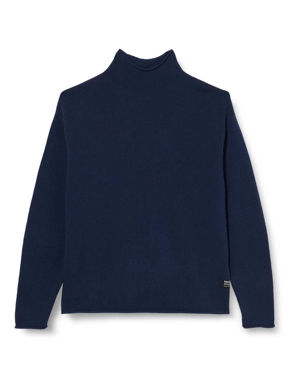 REPLAY Adult UK2520 Aged Sweater, Blue 085, XL