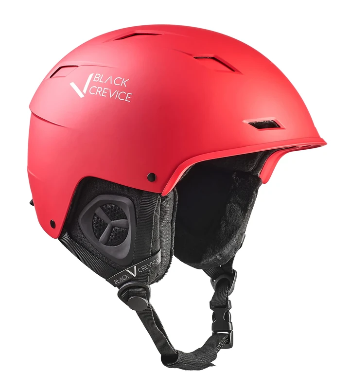 BLACK CREVICE Gerlos Ski Helmet Red, M (54-57 cm)
