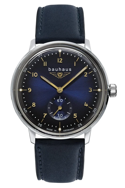 Bauhaus, Classic, Quartz, 2037-3, Blue, Classic