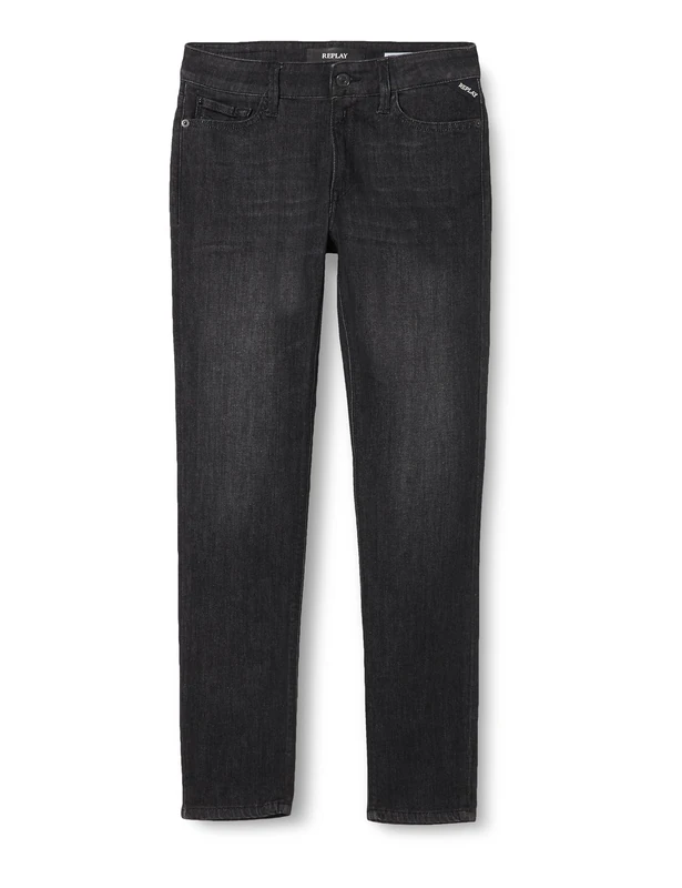 Replay women's jeans Luzien skinny fit with power stretch, black (Black Delavè 099), 23W / 32L