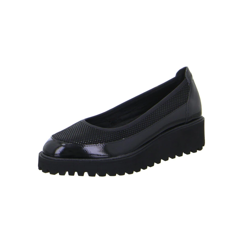 ARA Women's Kent Court Shoes, Black, 41.5 EU Weit