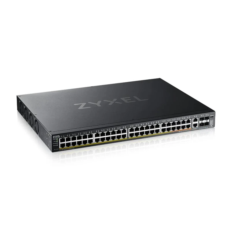 Zyxel 48-Port GbE L3 Access PoE+ Switch | 6x 10G Uplink (600 W) [XGS2220-54HP]
