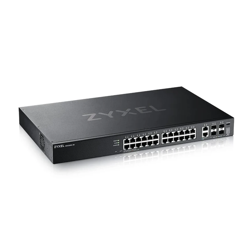 Zyxel 24-Port GbE L3 Access Switch | 6x 10G Uplink [XGS2220-30]