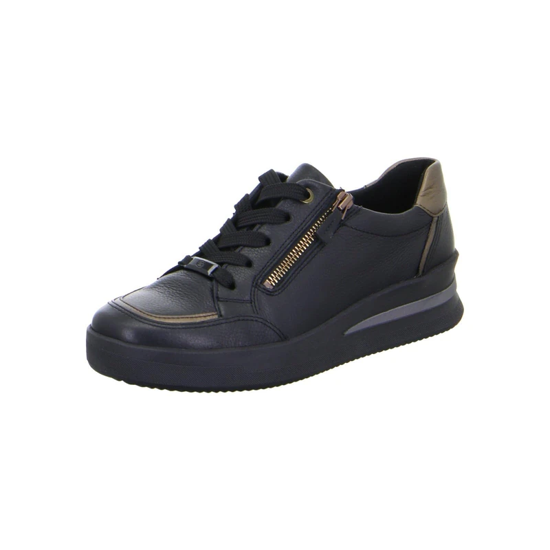 ARA Women's Lazio Trainers, Black Moro, 3.5-4 UK