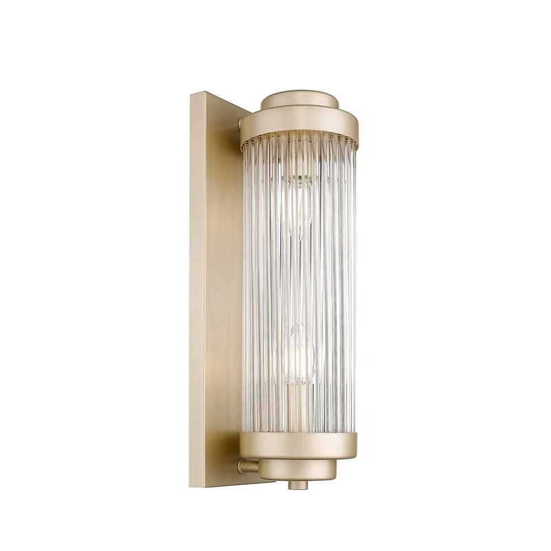 Zumaline Sergio I Wall Light, Matt Gold, 2X E14