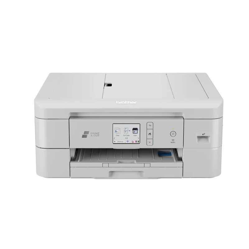 Brother DCP-J1800W Wireless Colour Inkjet Cutting Printer | 3-in-1 (Print/Copy/Scan) | Cut A4 to A5 | 6.8cm Touchscreen| Ink Included
