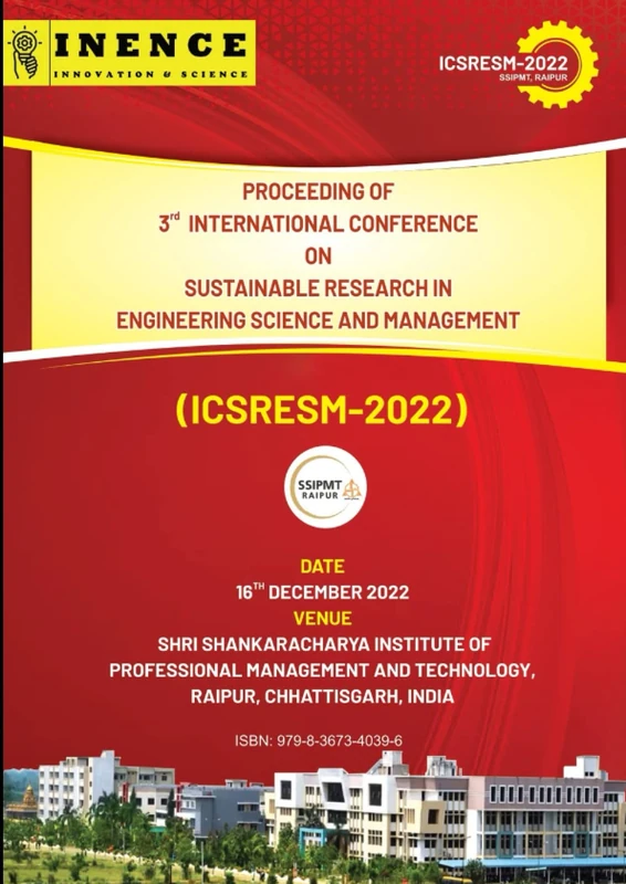 Proceedings of 3rd International Conference on Sustainable Research in Engineering Science and Management: (ICSRESM-2022)