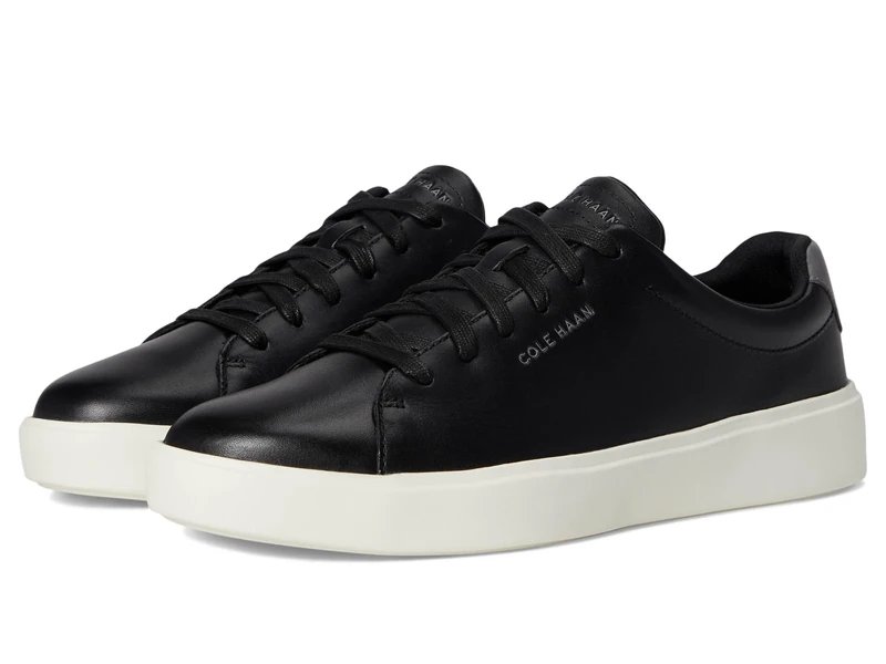Cole Haan Men's Grand Crosscourt Traveler Sneaker, Black/Egret, 7-W UK