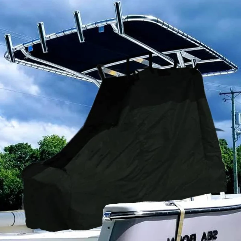 T-Top Center Console Cover for Boat - 600D Waterproof Marine Grade Oxford Fabric, Heavy Duty, 71”Hx69”Lx8”W