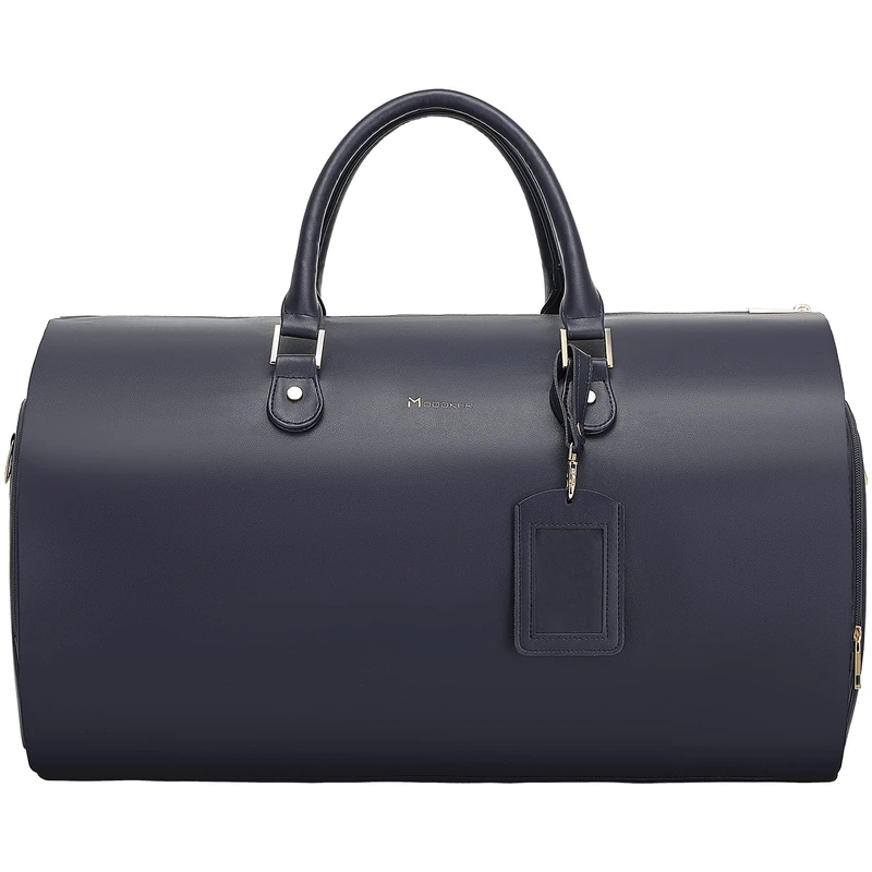 MODOKER Womens Convertible Garment Bags for Travel, Waterproof Carry On Garment Bag Garment Duffel Bag - 2 in 1 Hanging Suitcase Suit Travel Luggage Bag, Blue