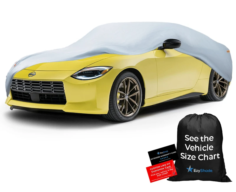 EzyShade 10-Layer Waterproof Sports Car Cover. See Vehicle Size-Chart for Accurate Fit. All Weather Full Outdoor Covers. Miata Porsche SLK Z3 Z4 Classic Cars. Sun Snow Rain. Size C1 (See Size Chart)