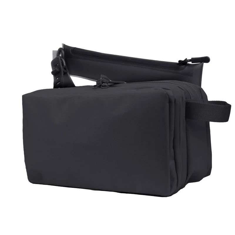 Gravel Explorer Plus Hanging Toiletry Bag, Water Resistant, with TSA Approved Travel Bottles, Black -, MAX - Image 1