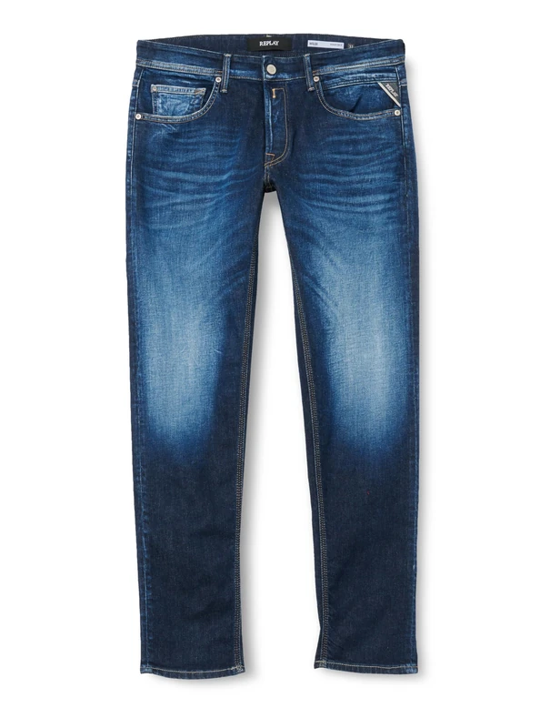 REPLAY Adult M1008 Willbi Bio Jeans, Dark Blue 007, 31W / 34L