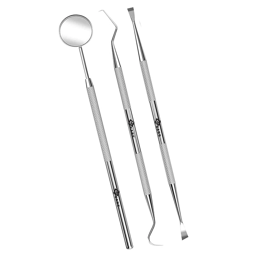 AFTREN Dental Set Mouth Mirror Oral Plaque Remover Teeth Inspection Mirror Dentist Oral Care Set Mouth Checking Dental Kit Tool