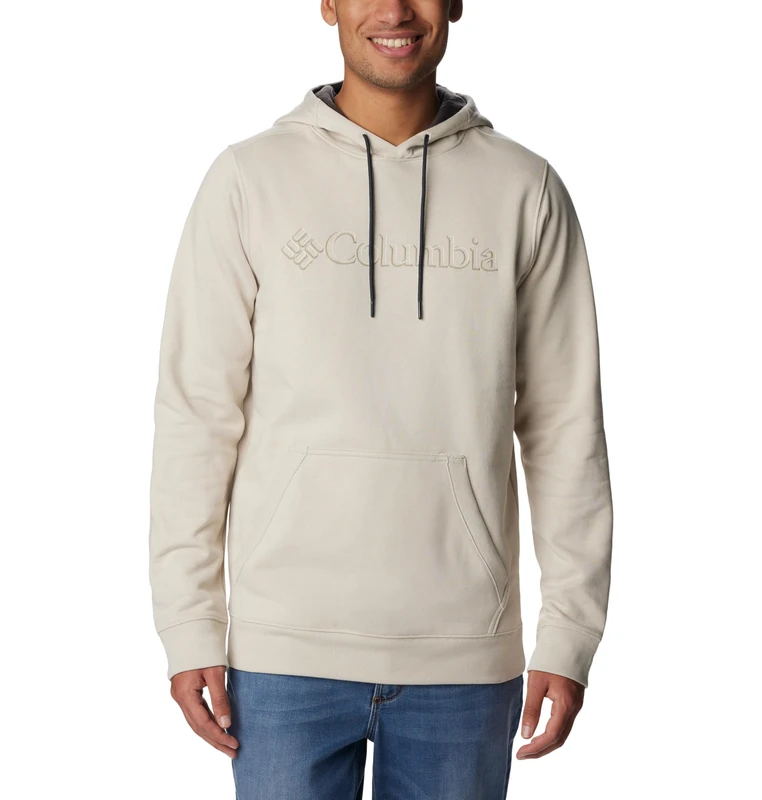Columbia Men's CSC Basic Logo 2 Hoodie Hoodie, Dark Stone x Branded Shadow Graphic, Size S