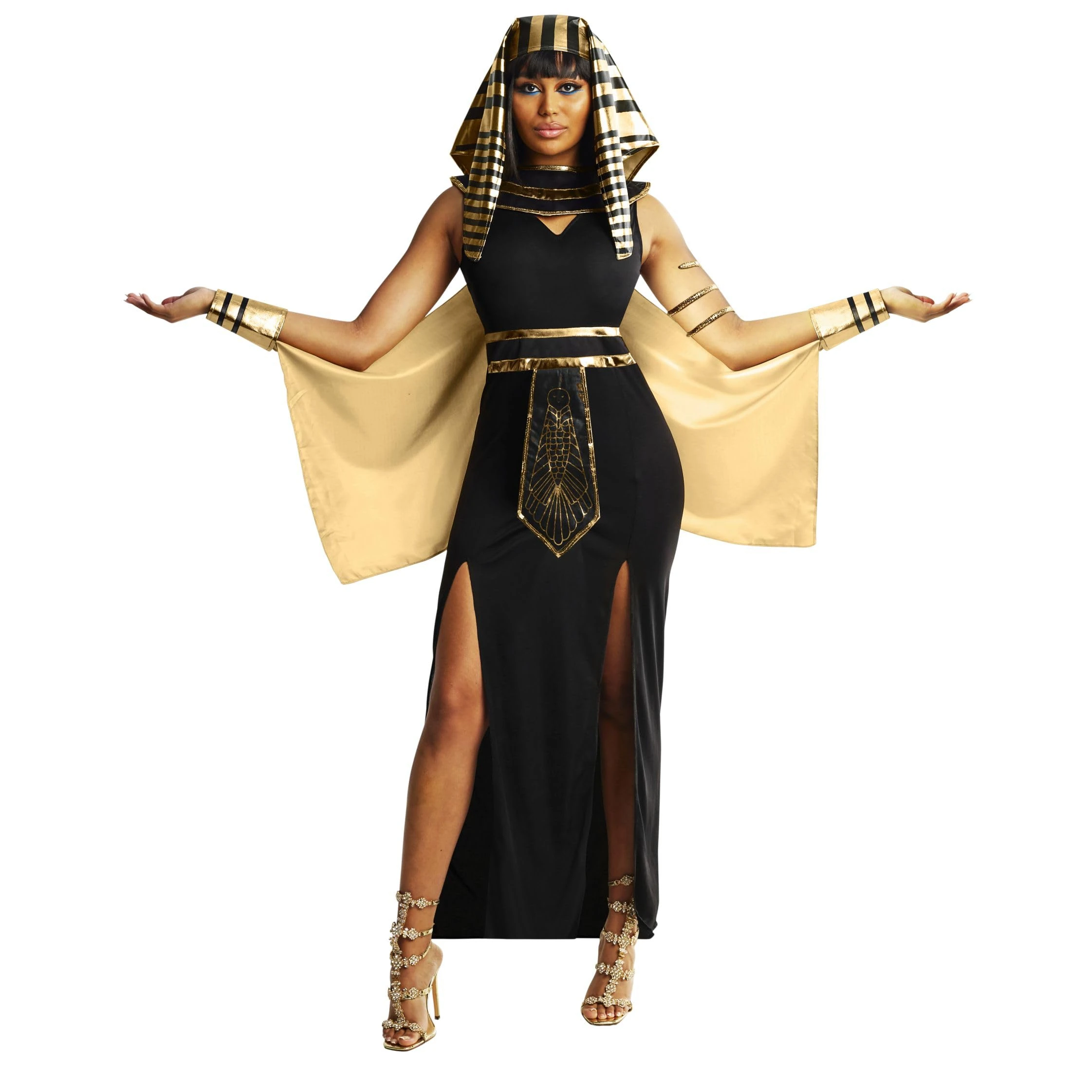 Morph Cleopatra Costume Women, Egyptian Costume Womens, Greek Goddess Costumes, Halloween Costumes Adult Women, X-Large