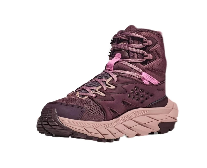 Hoka One One Women's W ANACAPA Breeze MID Sneaker, Raisin/Pale Mauve, 6.5 UK - Image 1